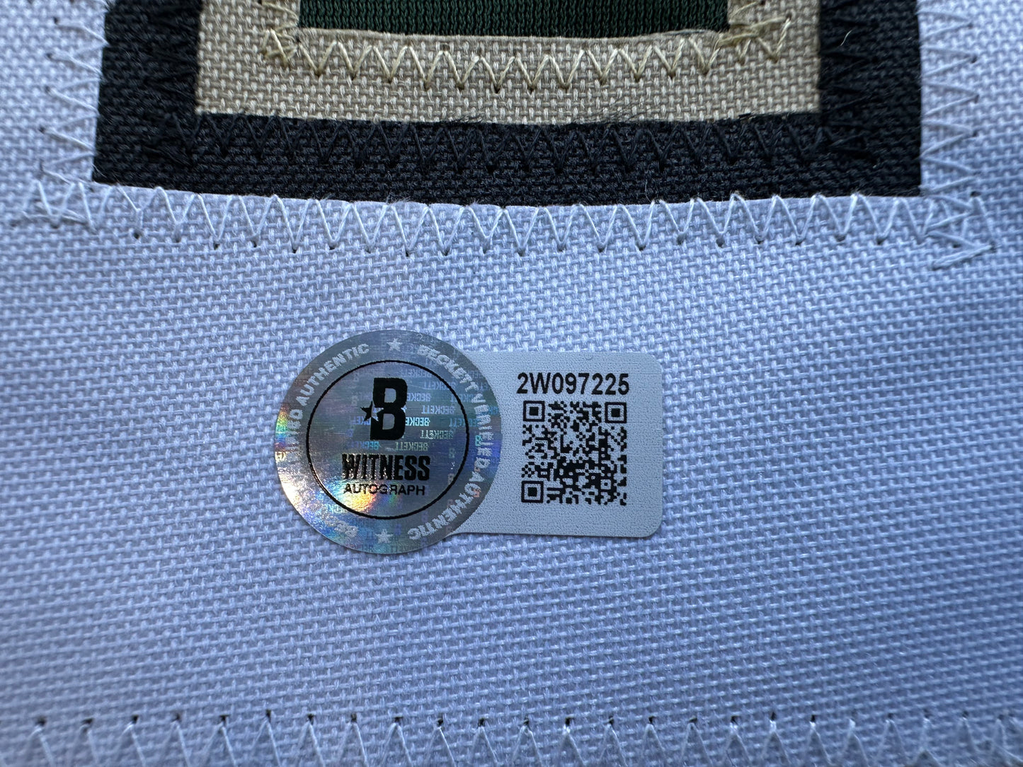 MIKE MODANO SIGNED GREEN HOCKEY JERSEY DALLAS STARS w/"HOF 14" BAS COA