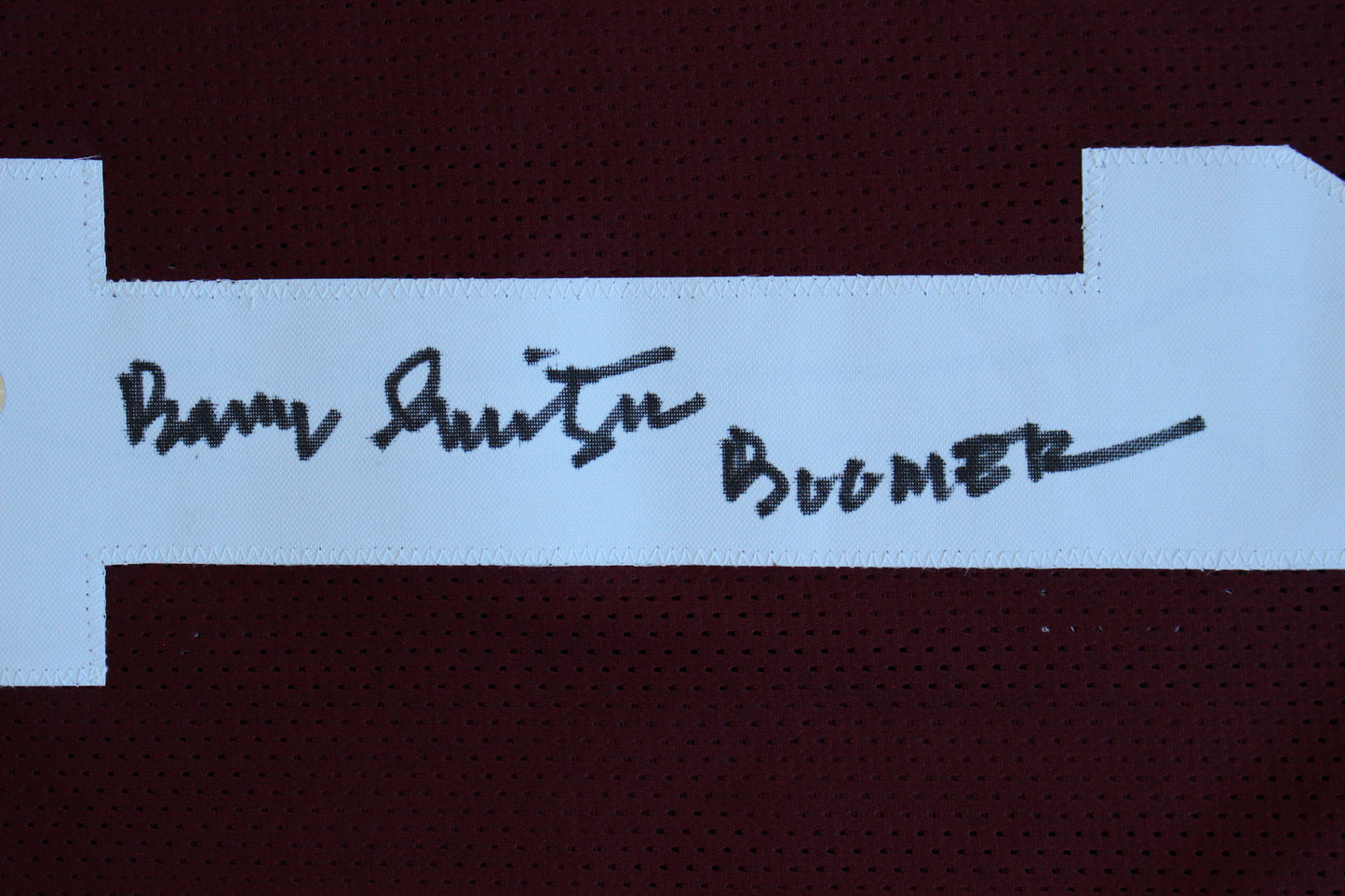 BARRY SWITZER OKLAHOMA OU SOONERS SIGNED STAT JERSEY w/Boomer Cowboys BAS