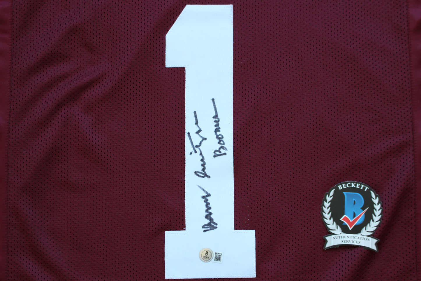 BARRY SWITZER OKLAHOMA OU SOONERS SIGNED STAT JERSEY w/Boomer Cowboys BAS