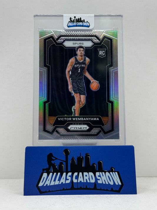 2023-24 Panini Prizm #136 Victor Wembanyama Silver Rookie RC