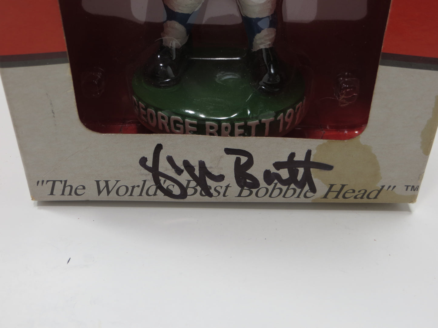 GEORGE BRETT SIGNED KANSAS CITY ROYALS BobbleDreams Bobble Head JSA COA