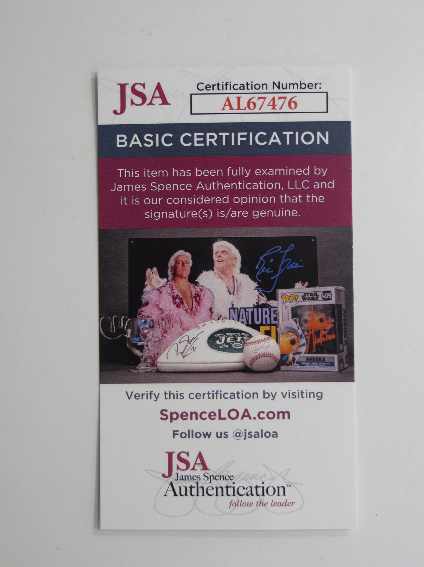 JOHNNY LATTNER SIGNED NOTRE DAME RIDDELL MINI HELMET w/Heisman JSA