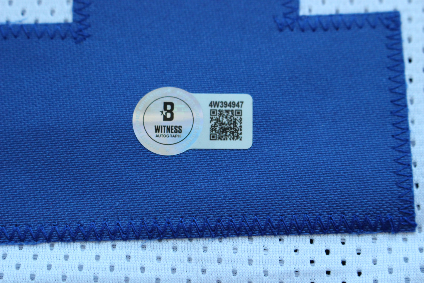 BARRY SWITZER DALLAS COWBOYS SIGNED HOME STATS JERSEY Sooners BAS COA