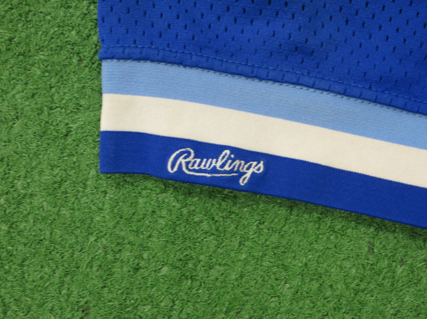 GEORGE BRETT SIGNED KANSAS CITY ROYALS RAWLINGS JERSEY w/1990 JSA Game Issue