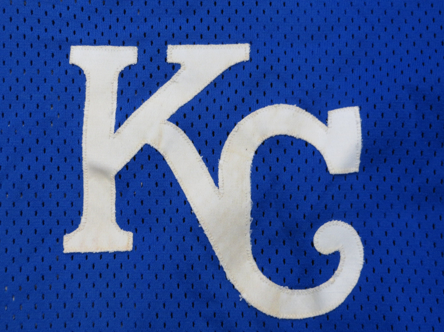 GEORGE BRETT SIGNED KANSAS CITY ROYALS RAWLINGS JERSEY w/1990 JSA Game Issue