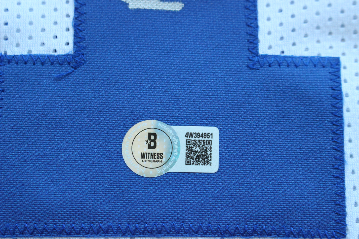 BARRY SWITZER DALLAS COWBOYS SIGNED HOME STATS JERSEY Sooners BAS COA