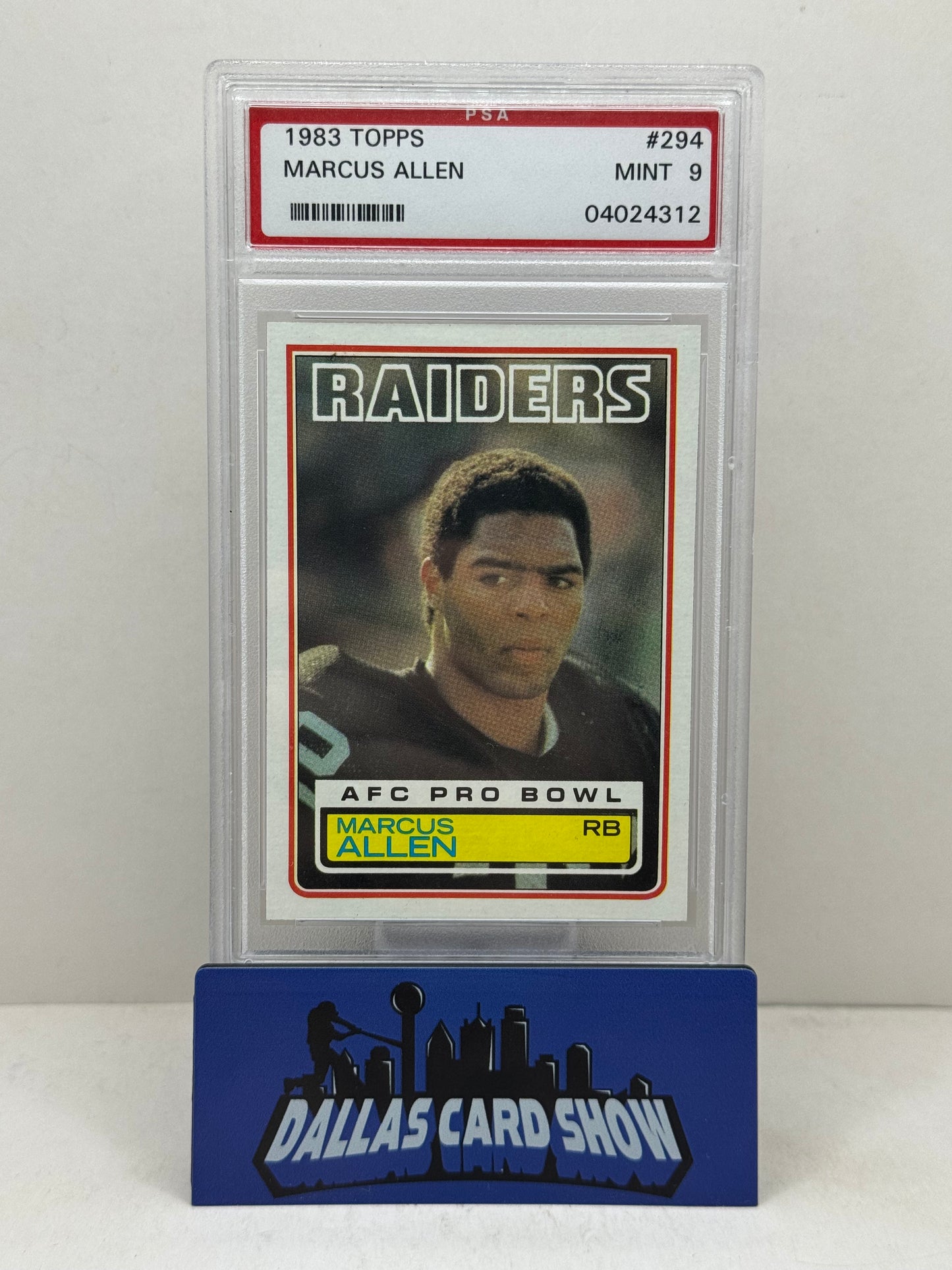 1983 Topps #294 Marcus Allen Rookie RC PSA 9