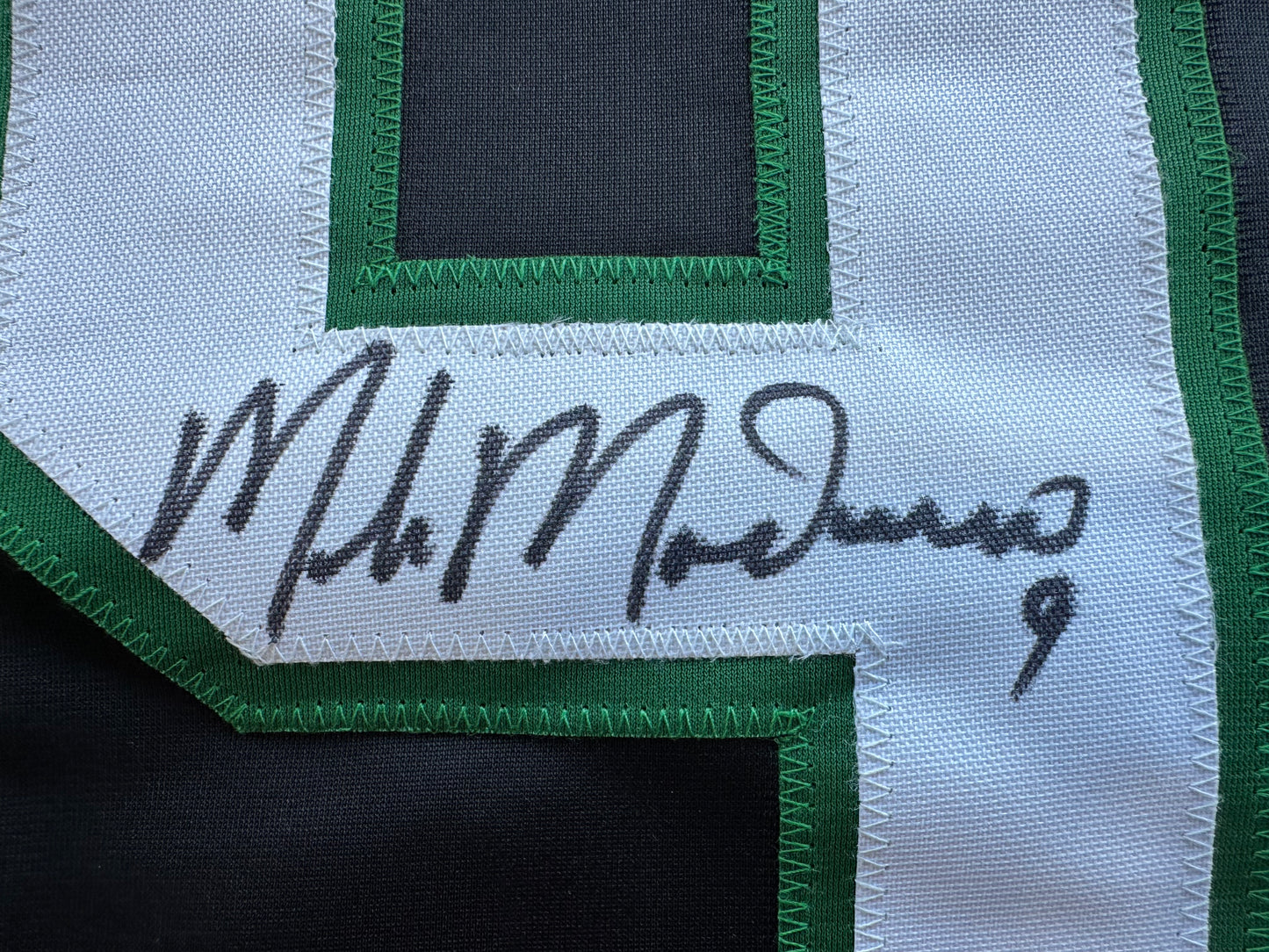 MIKE MODANO SIGNED BLACK HOCKEY JERSEY XL Dallas Stars BAS COA