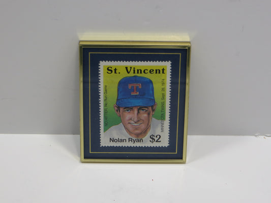 NOLAN RYAN 1991 Hanford Heirlooms STAMP in the BOX