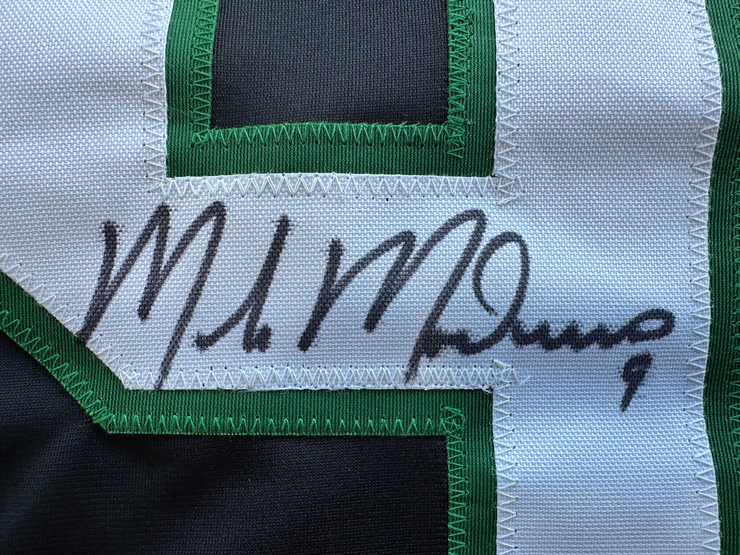 MIKE MODANO SIGNED BLACK HOCKEY JERSEY XL Dallas Stars BAS COA