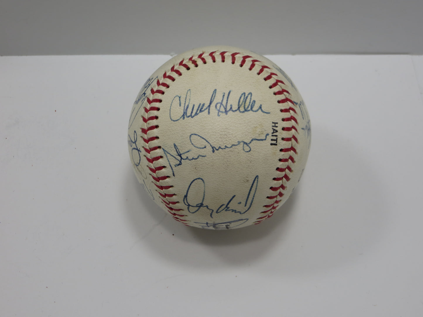 1976 KANSAS ROYALS TEAM SIGNED BASEBALL George Brett Tony Oliva JSA LOA