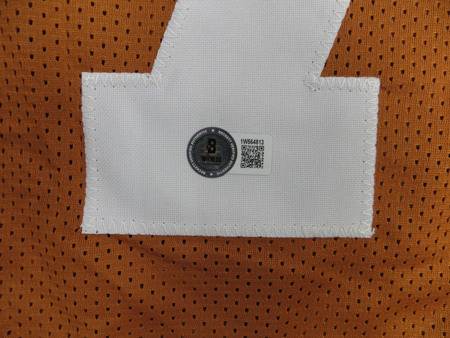 CHRISTIAN JONES TEXAS LONGHORNS SIGNED JERSEY BAS COA