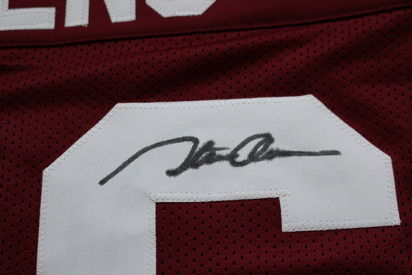 STEVE OWENS OU SOONERS SIGNED JERSEY w/69 HEISMAN Detroit Lions BAS COA