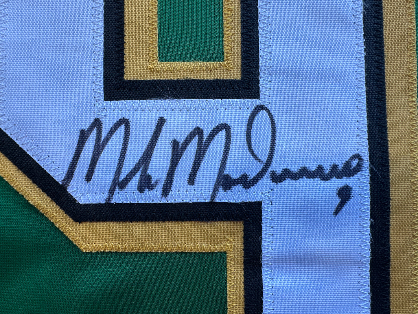 MIKE MODANO SIGNED CCM HOCKEY JERSEY XL Minnesota North Stars BAS COA