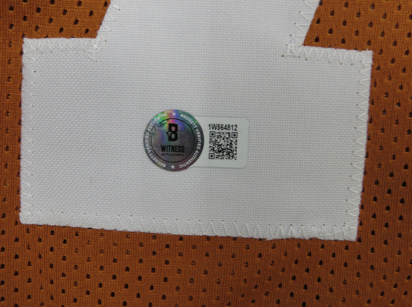 CHRISTIAN JONES TEXAS LONGHORNS SIGNED JERSEY BAS COA