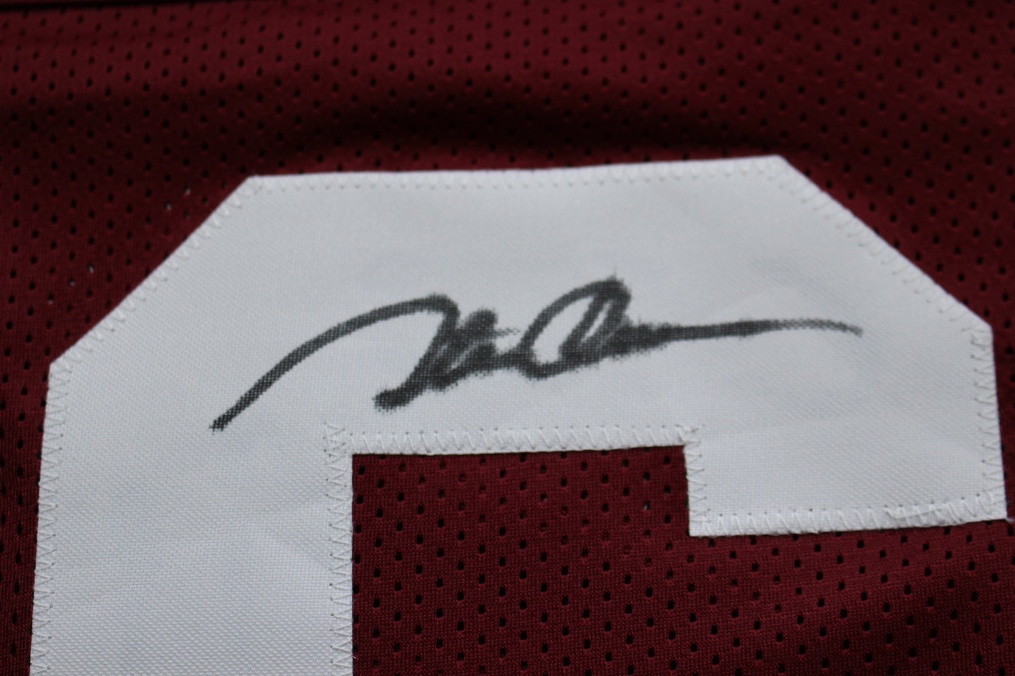 STEVE OWENS OU SOONERS SIGNED JERSEY w/69 HEISMAN Detroit Lions BAS COA