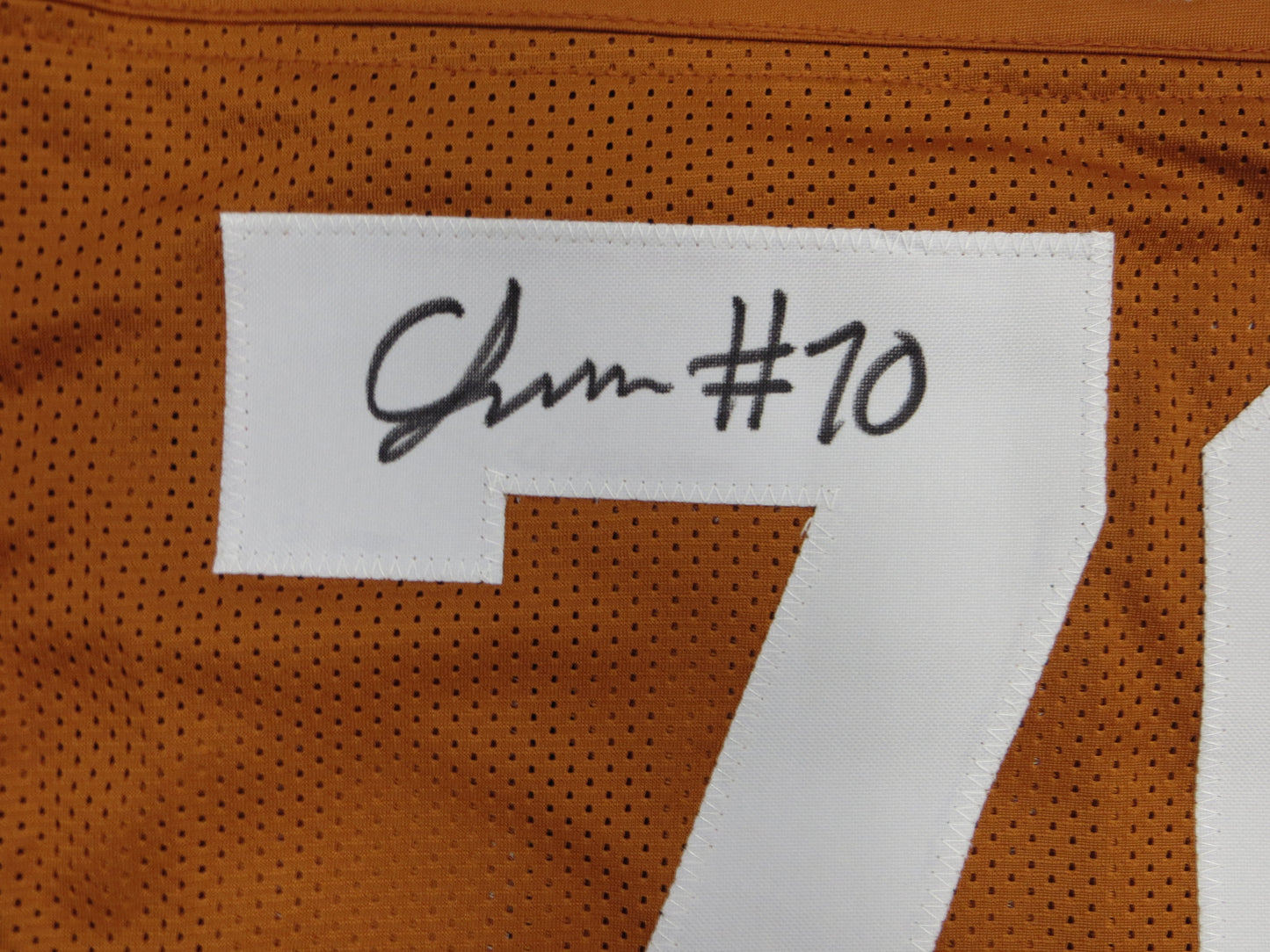 CHRISTIAN JONES TEXAS LONGHORNS SIGNED JERSEY BAS COA