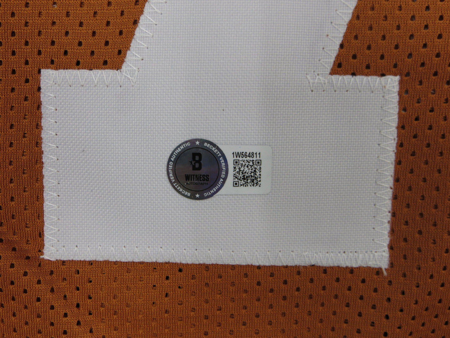 CHRISTIAN JONES TEXAS LONGHORNS SIGNED JERSEY BAS COA