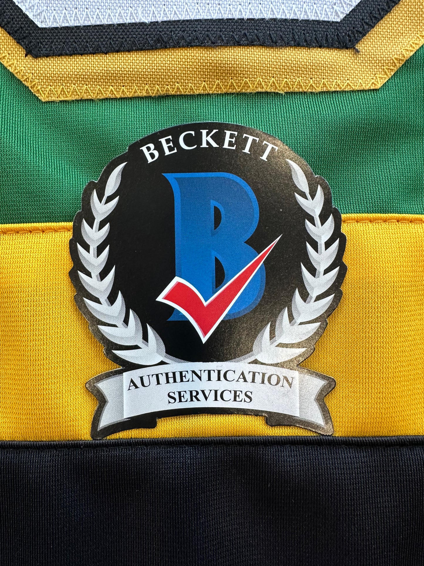 MIKE MODANO SIGNED CCM HOCKEY JERSEY XL Minnesota North Stars BAS COA