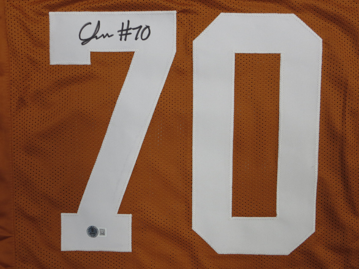 CHRISTIAN JONES TEXAS LONGHORNS SIGNED JERSEY BAS COA
