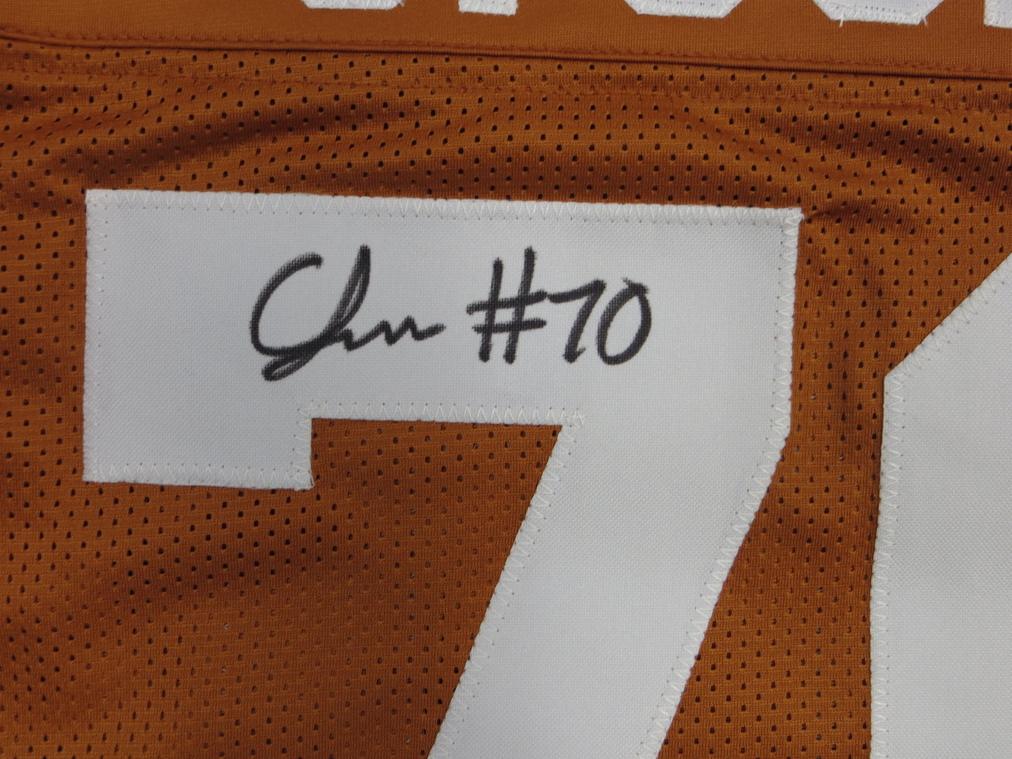 CHRISTIAN JONES TEXAS LONGHORNS SIGNED JERSEY BAS COA