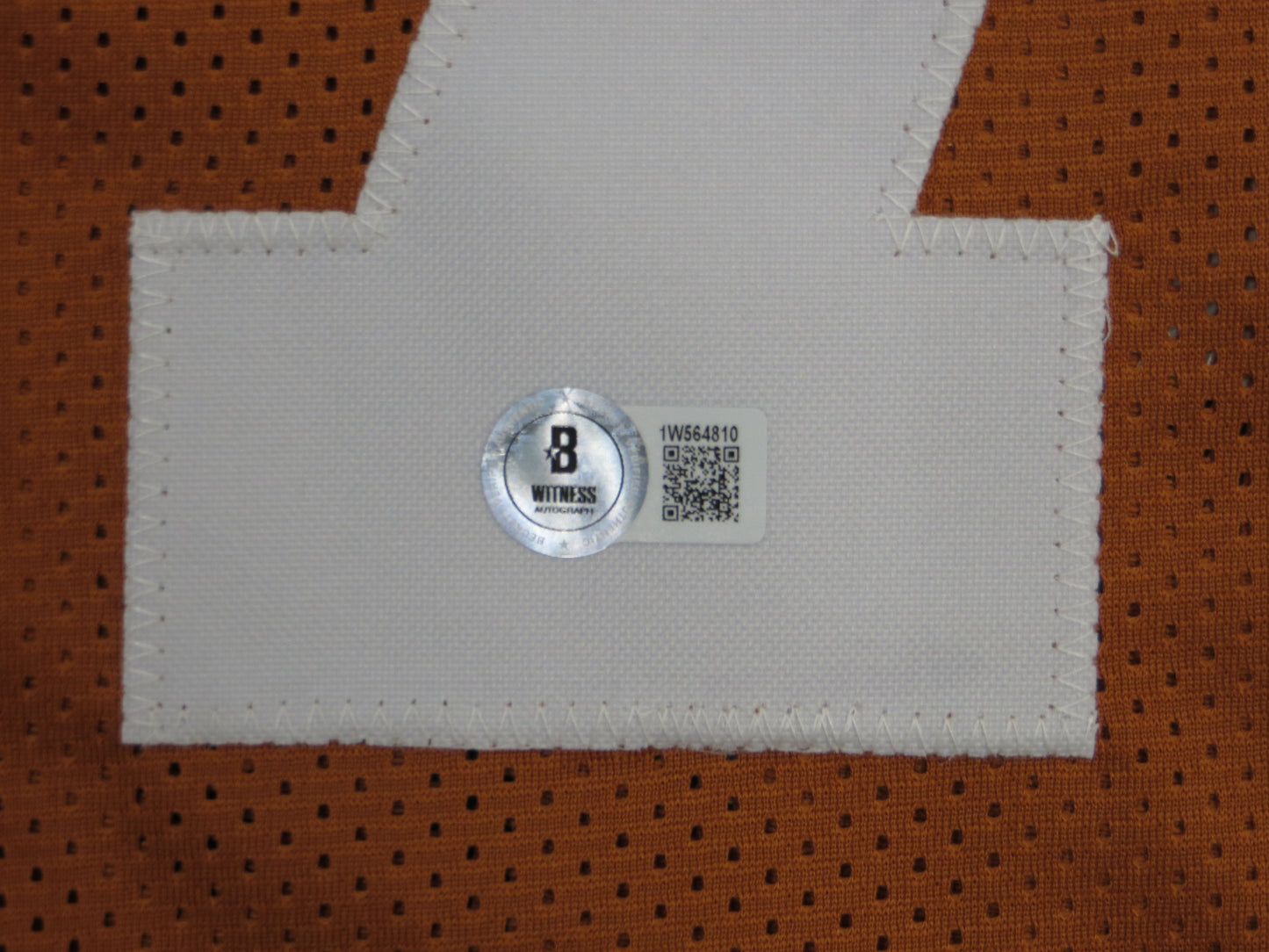 CHRISTIAN JONES TEXAS LONGHORNS SIGNED JERSEY BAS COA