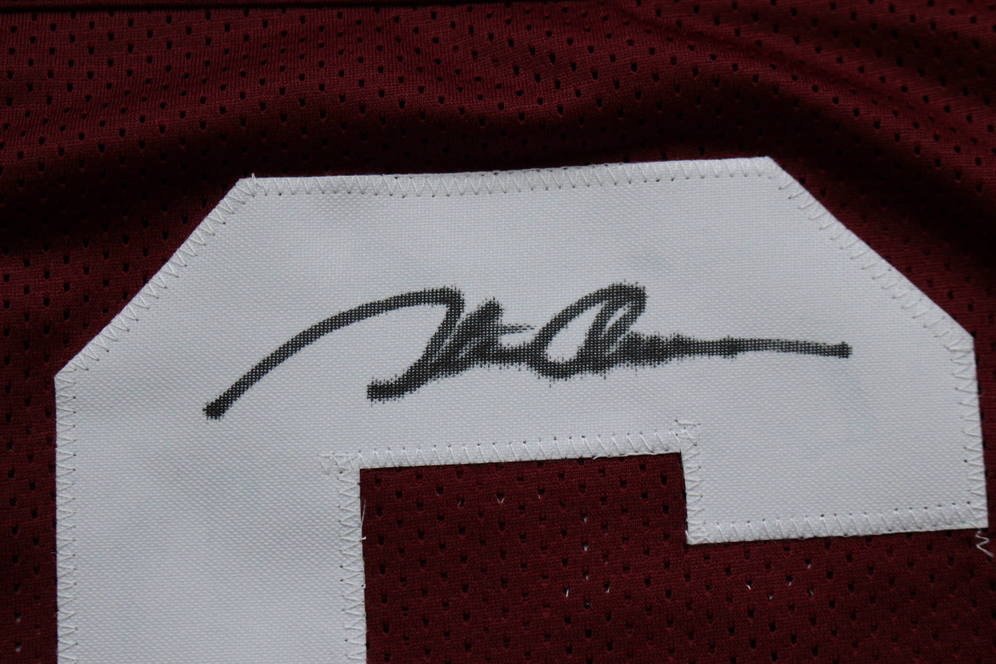 STEVE OWENS OU SOONERS SIGNED JERSEY w/69 HEISMAN Detroit Lions BAS COA