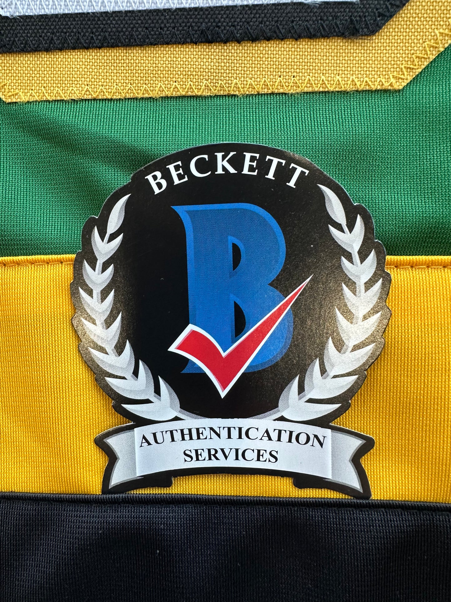 MIKE MODANO SIGNED CCM HOCKEY JERSEY XL Minnesota North Stars BAS COA