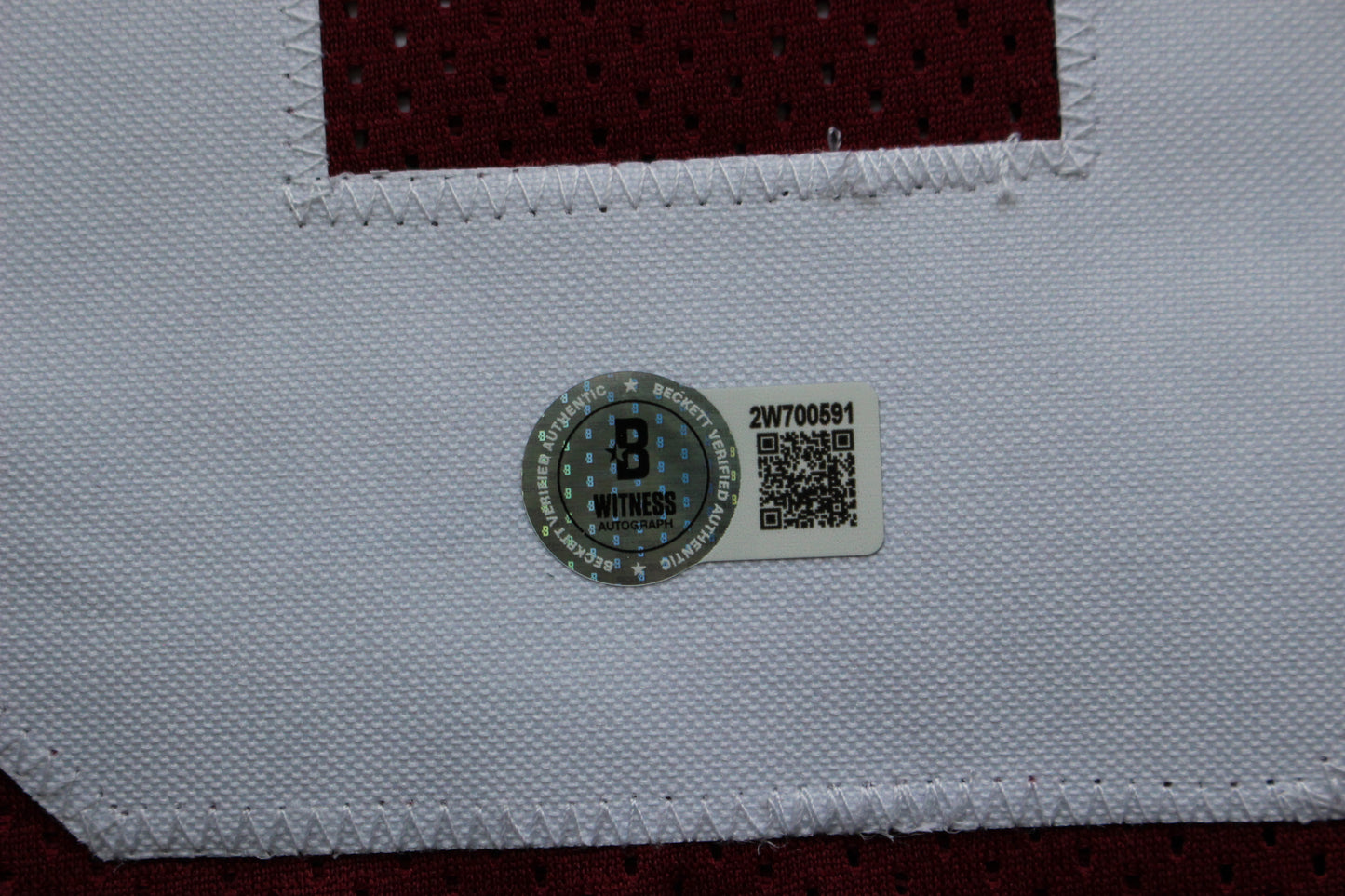 STEVE OWENS OU SOONERS SIGNED JERSEY w/69 HEISMAN Detroit Lions BAS COA