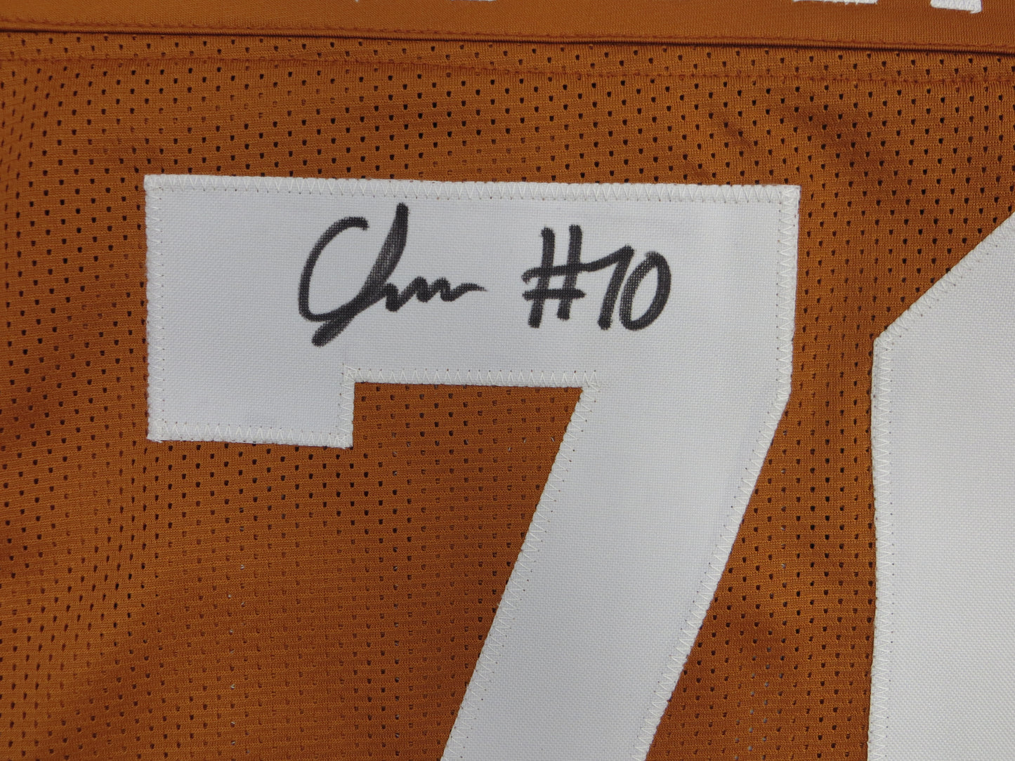 CHRISTIAN JONES TEXAS LONGHORNS SIGNED JERSEY BAS COA