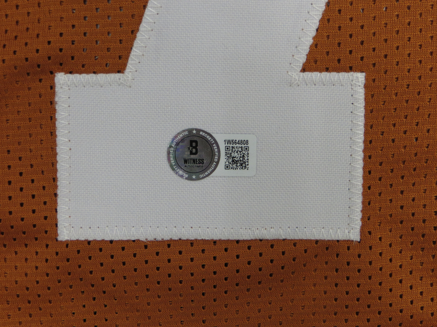 CHRISTIAN JONES TEXAS LONGHORNS SIGNED JERSEY BAS COA