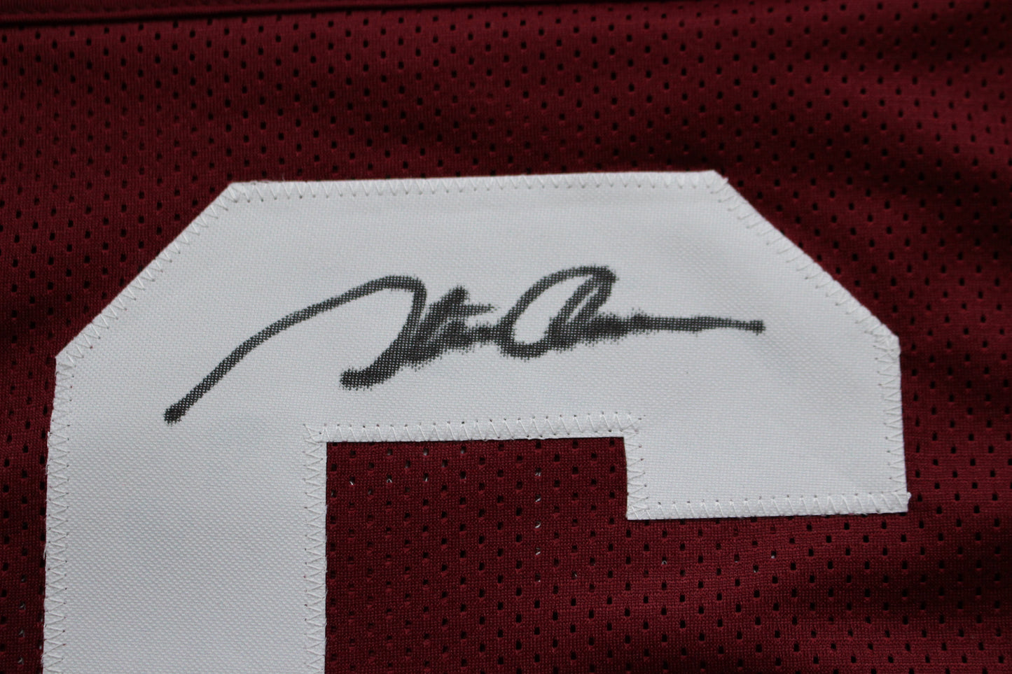 STEVE OWENS OKLAHOMA OU SOONERS SIGNED JERSEY w/69 HEISMAN BAS COA