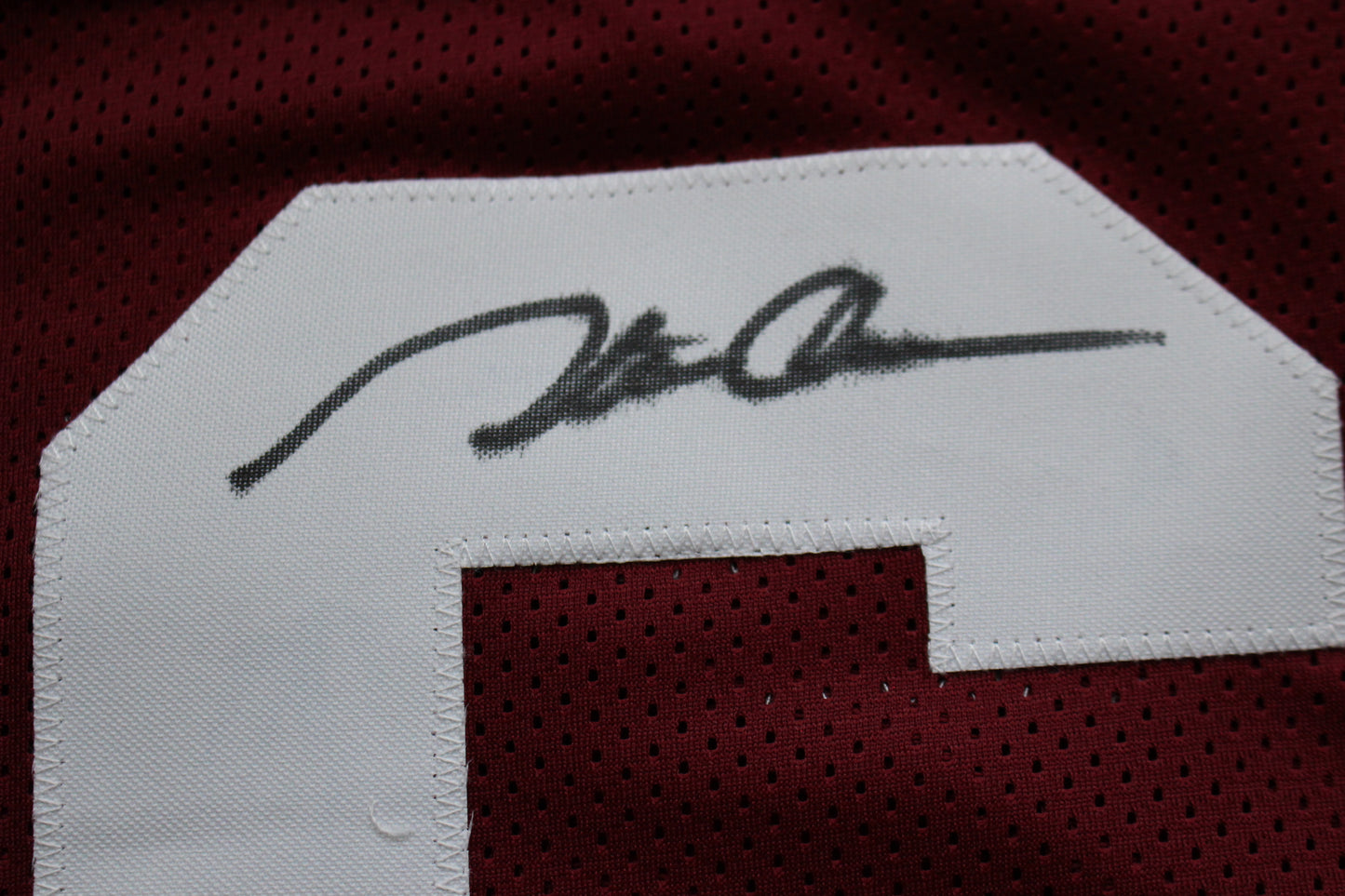 STEVE OWENS OKLAHOMA OU SOONERS SIGNED JERSEY w/69 HEISMAN BAS COA