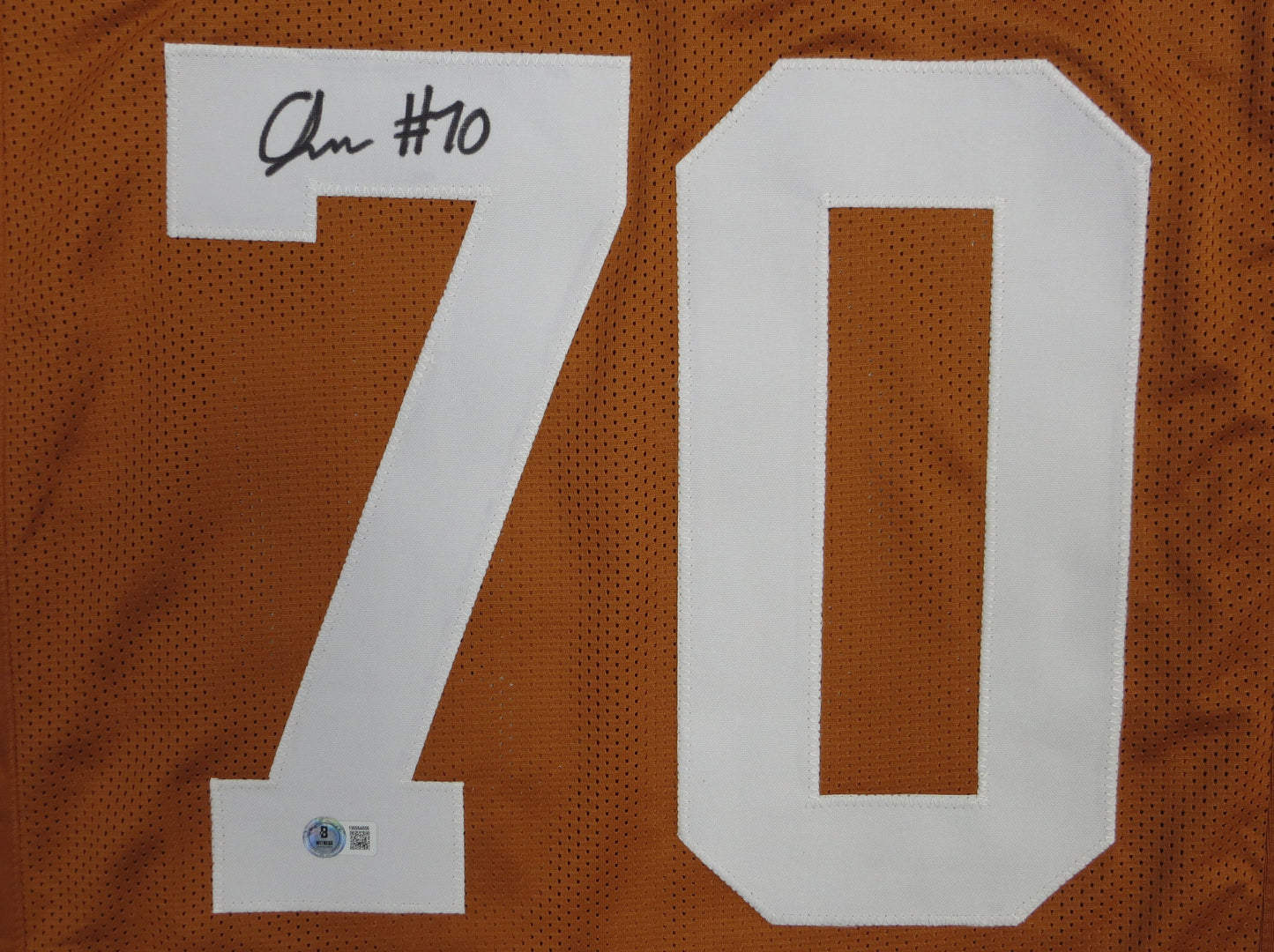 CHRISTIAN JONES TEXAS LONGHORNS SIGNED JERSEY BAS COA