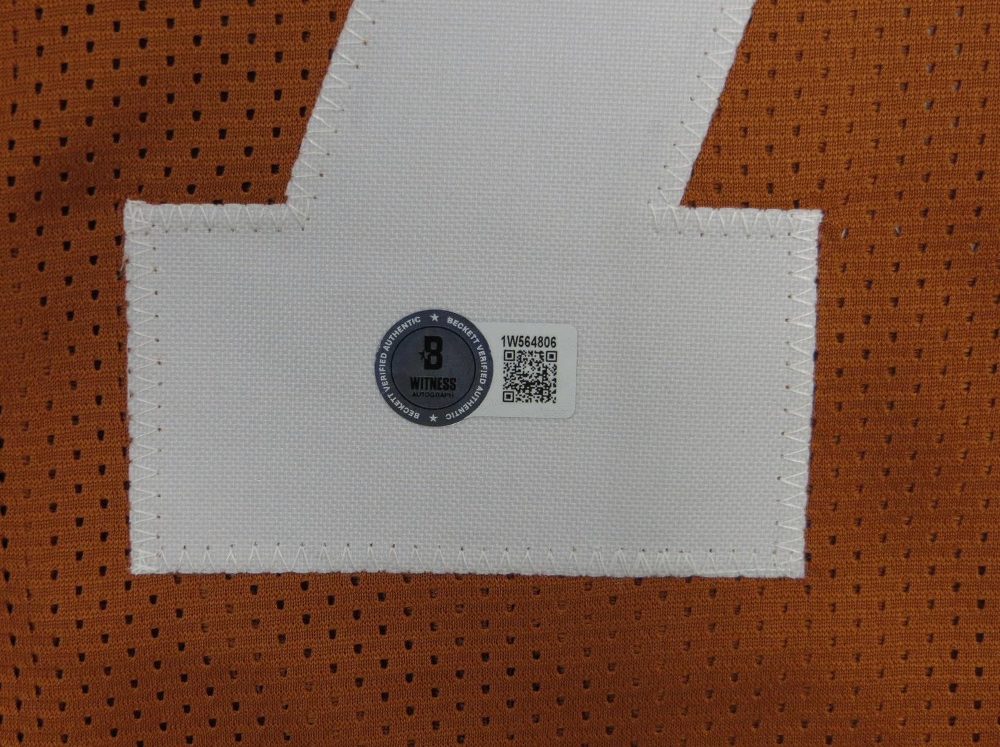 CHRISTIAN JONES TEXAS LONGHORNS SIGNED JERSEY BAS COA