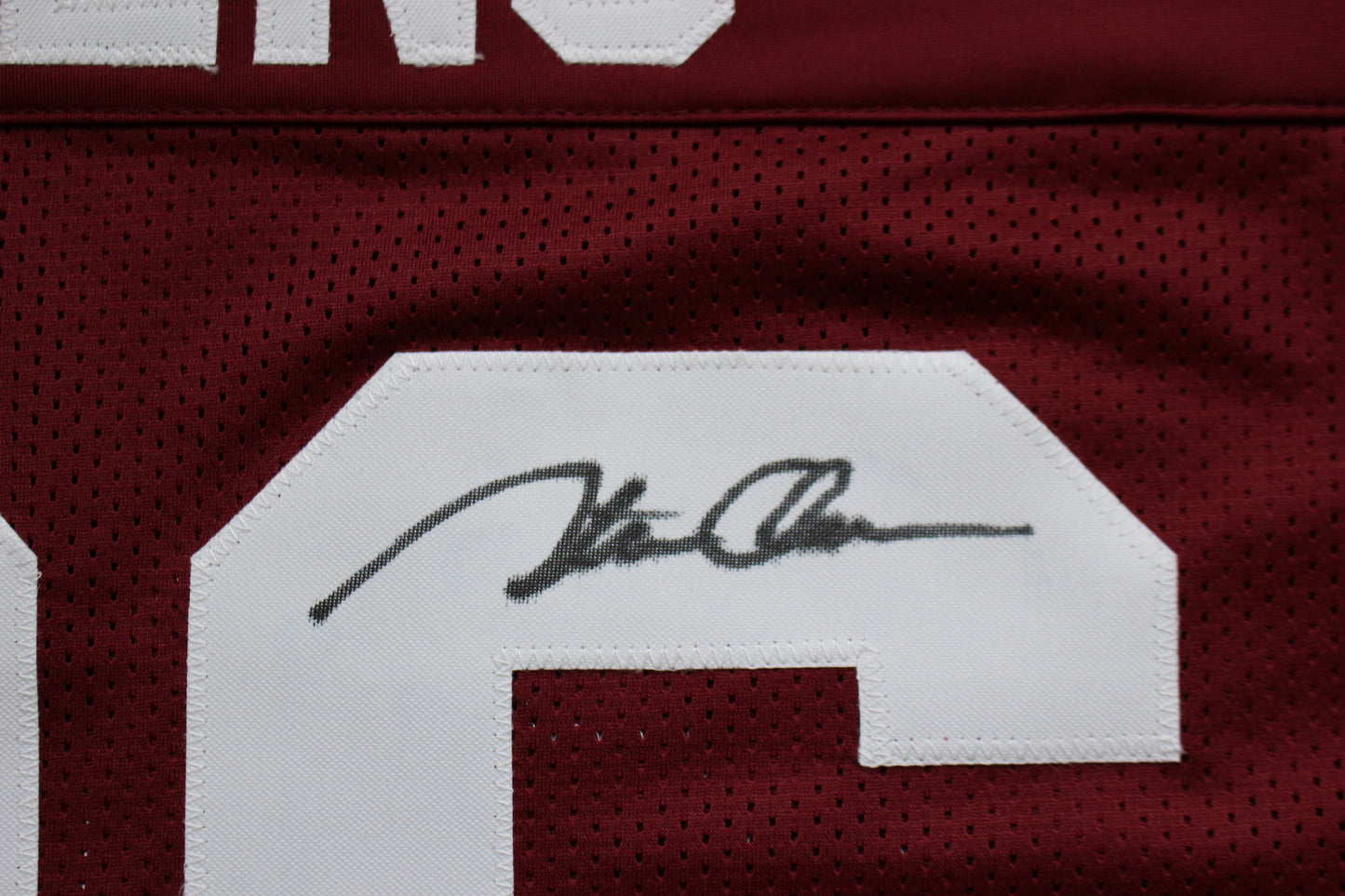 STEVE OWENS OKLAHOMA OU SOONERS SIGNED JERSEY w/69 HEISMAN BAS COA