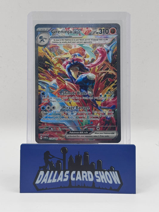 2024 Pokemon - Greninja ex (SIR) - 214/167 Twilight Masquerade NM