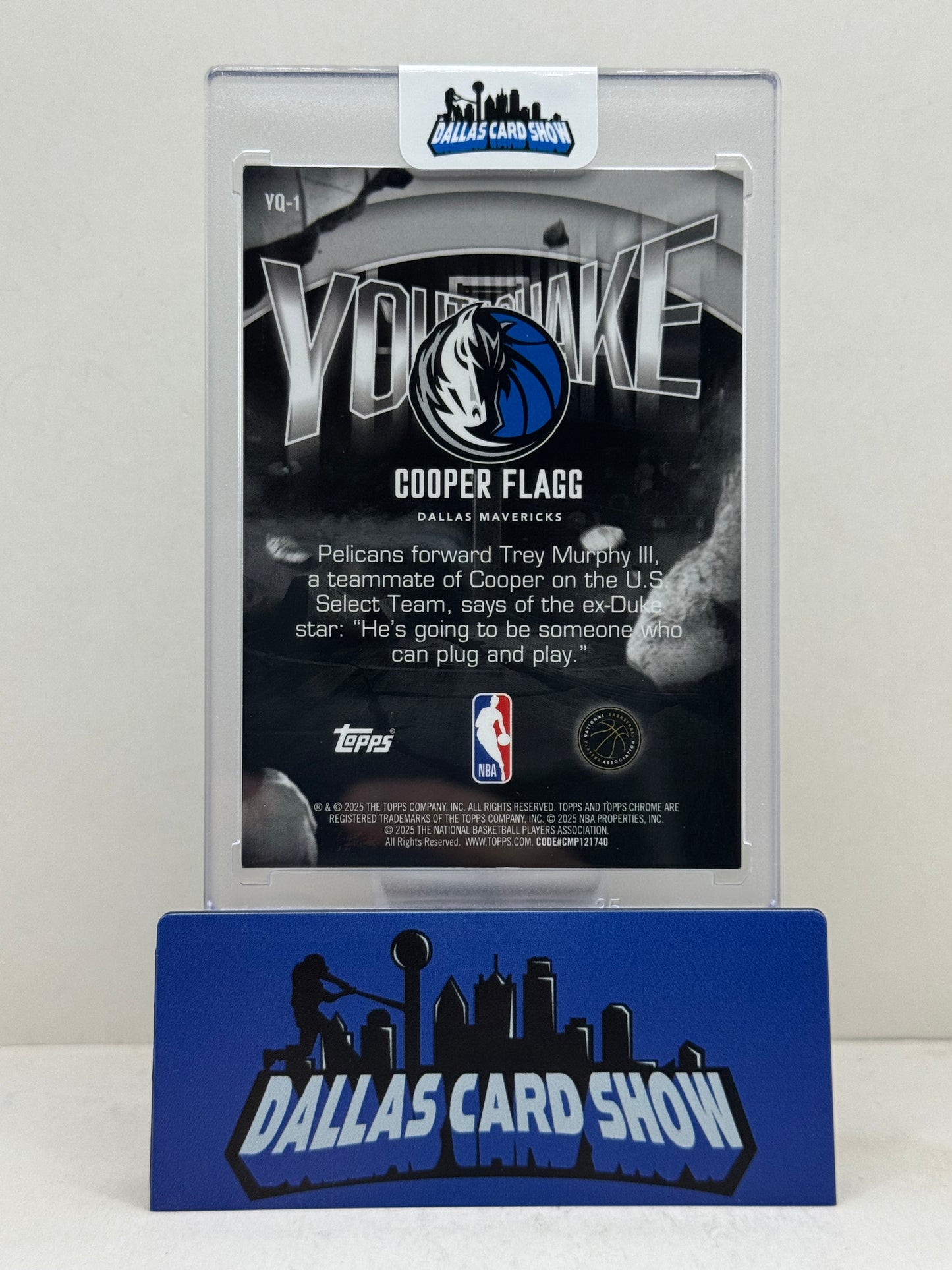 2025-26 Topps Chrome #YQ-1 Cooper Flagg Green Geometric Youthquake Rookie /99
