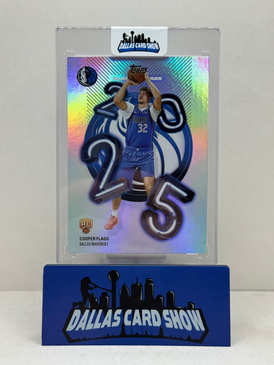 2025-26 Topps basketball COOPER FLAGG RC Class Of 2025 Insert C25-1 SSP