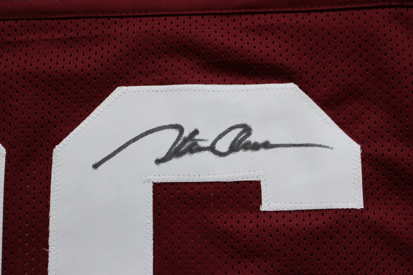 STEVE OWENS OKLAHOMA OU SOONERS SIGNED JERSEY w/69 HEISMAN BAS COA
