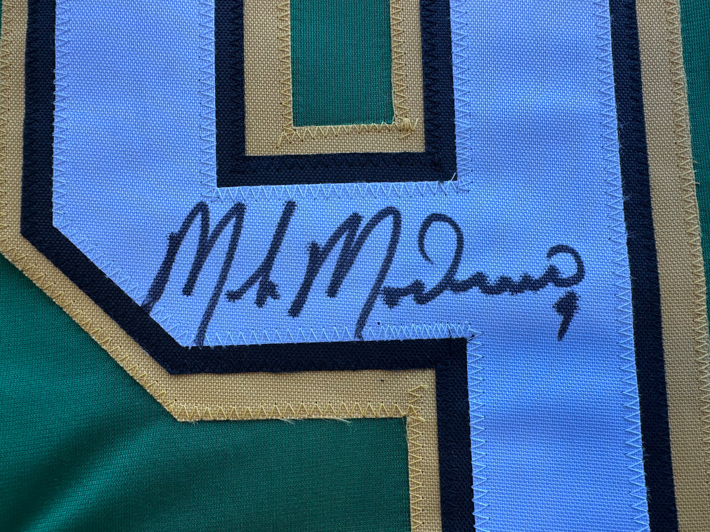 MIKE MODANO SIGNED CCM HOCKEY JERSEY XL Minnesota North Stars BAS COA