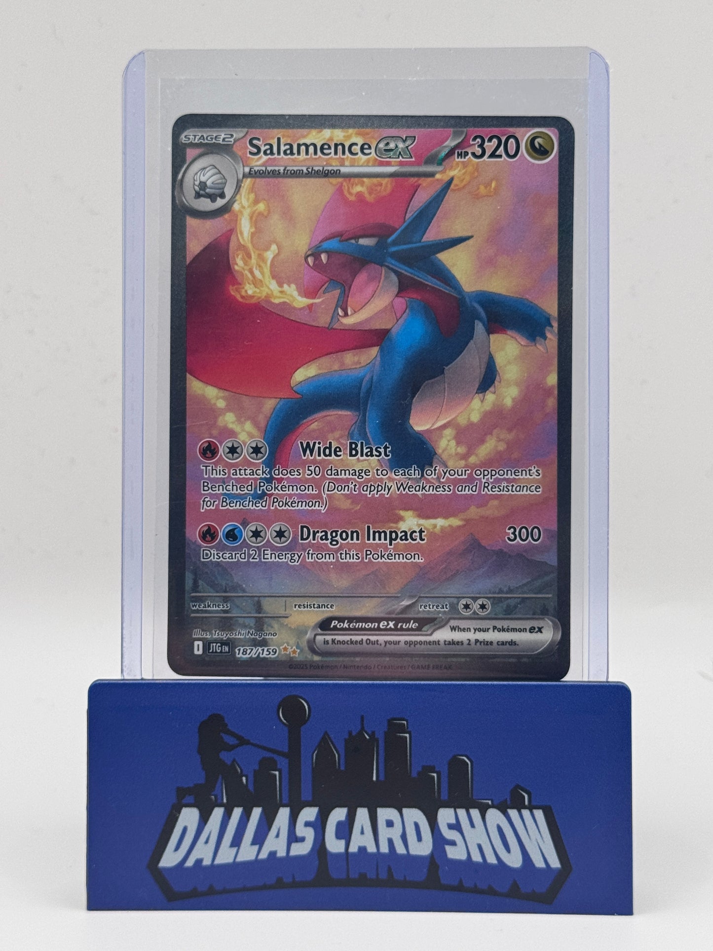 2025 Pokemon - Salamence ex (SIR) - 187/159 Journey Together NM
