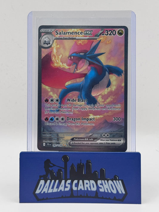 2025 Pokemon - Salamence ex (SIR) - 187/159 Journey Together NM