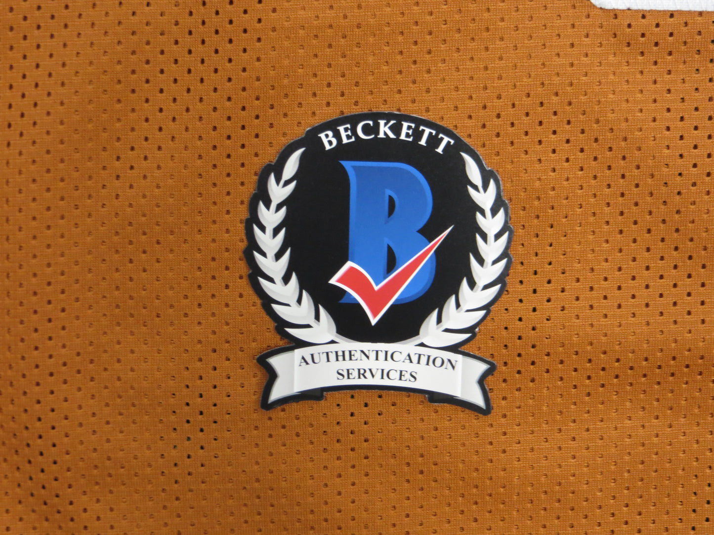 CHRISTIAN JONES TEXAS LONGHORNS SIGNED JERSEY BAS COA