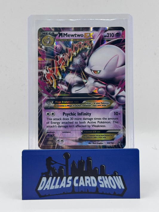 2015 Pokemon - M Mewtwo EX (Y) - 64/162 XY BREAKthrough LP