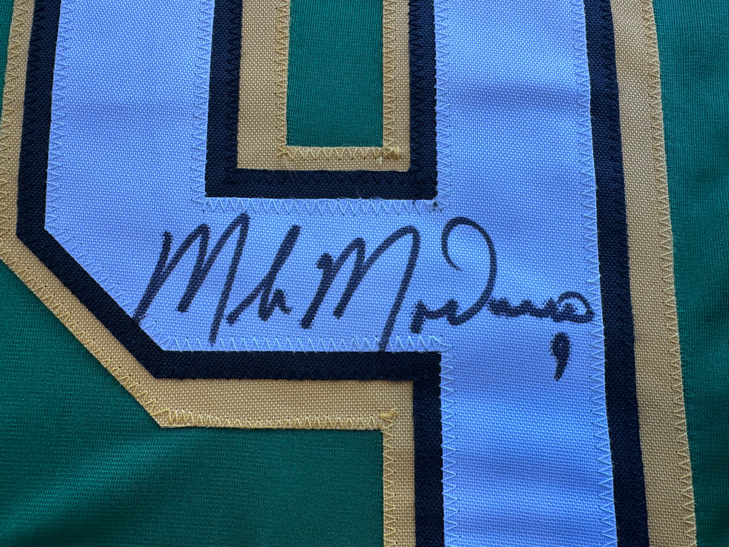 MIKE MODANO SIGNED CCM HOCKEY JERSEY XL Minnesota North Stars BAS COA