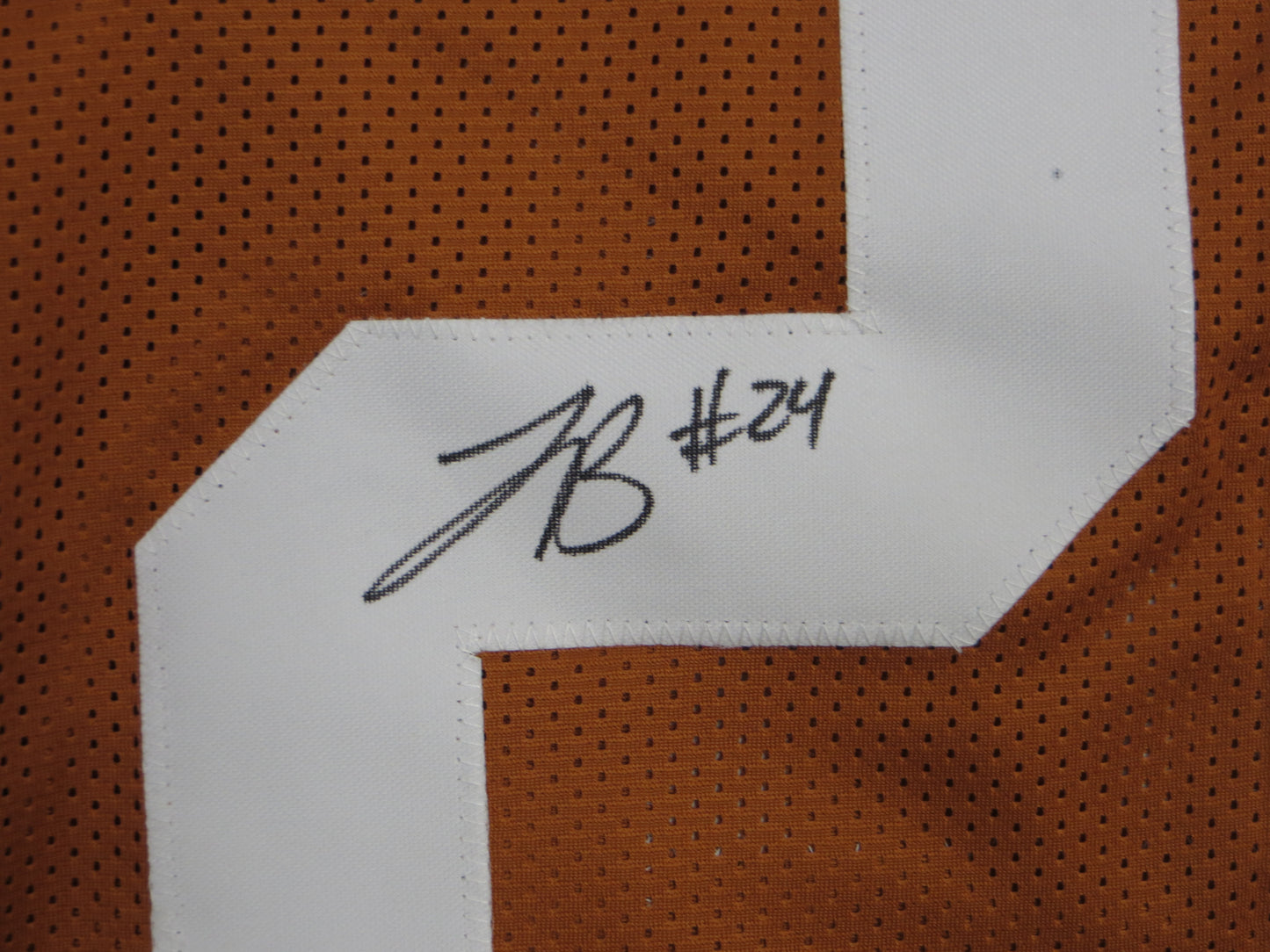 JONATHON BROOKS TEXAS LONGHORNS SIGNED JERSEY BAS COA