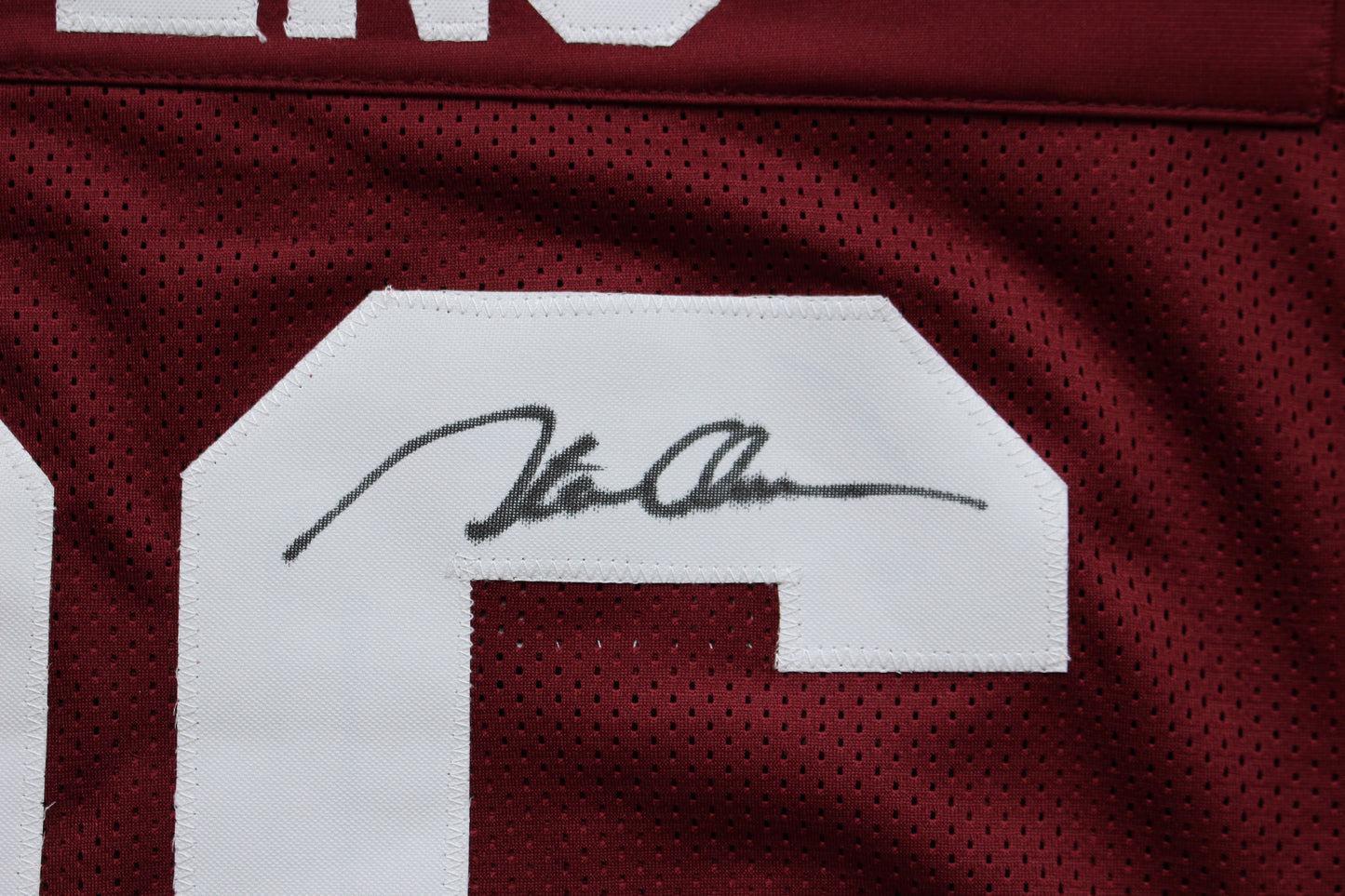 STEVE OWENS OKLAHOMA OU SOONERS SIGNED JERSEY w/69 HEISMAN BAS COA