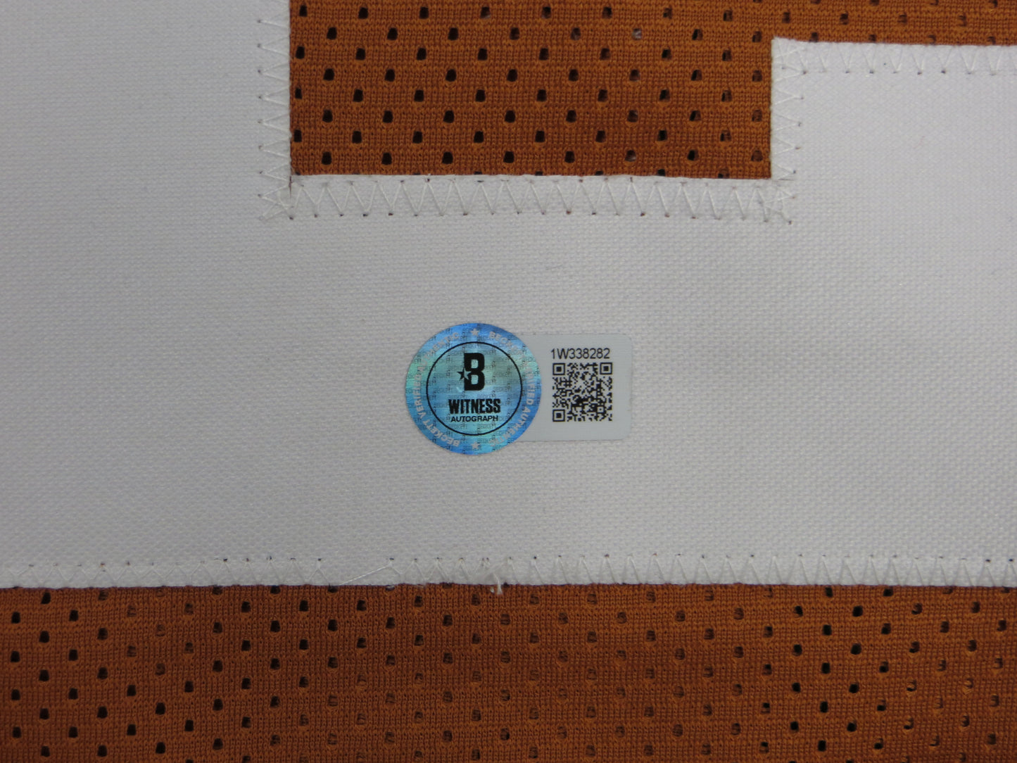 JONATHON BROOKS TEXAS LONGHORNS SIGNED JERSEY BAS COA