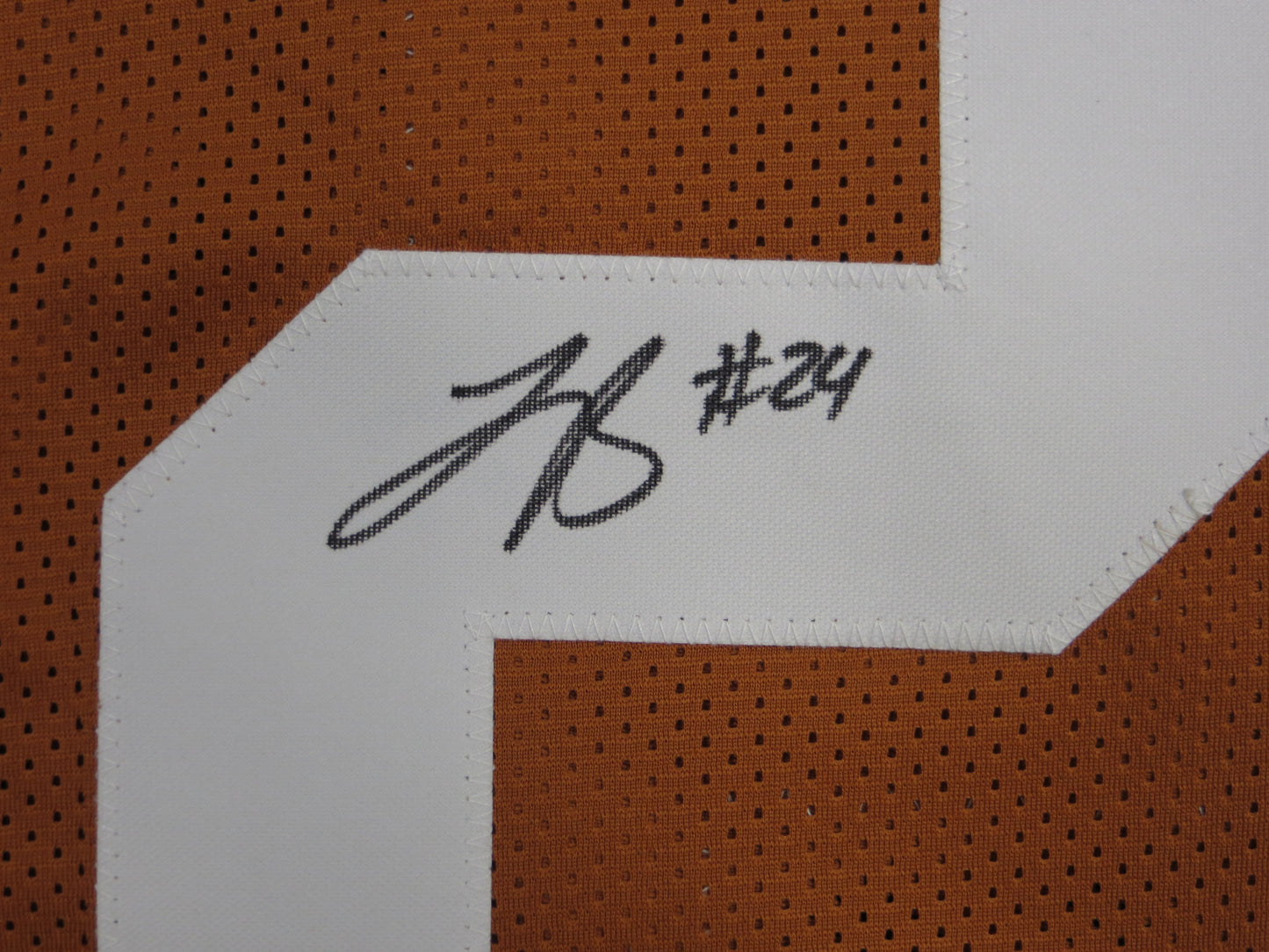 JONATHON BROOKS TEXAS LONGHORNS SIGNED JERSEY BAS COA